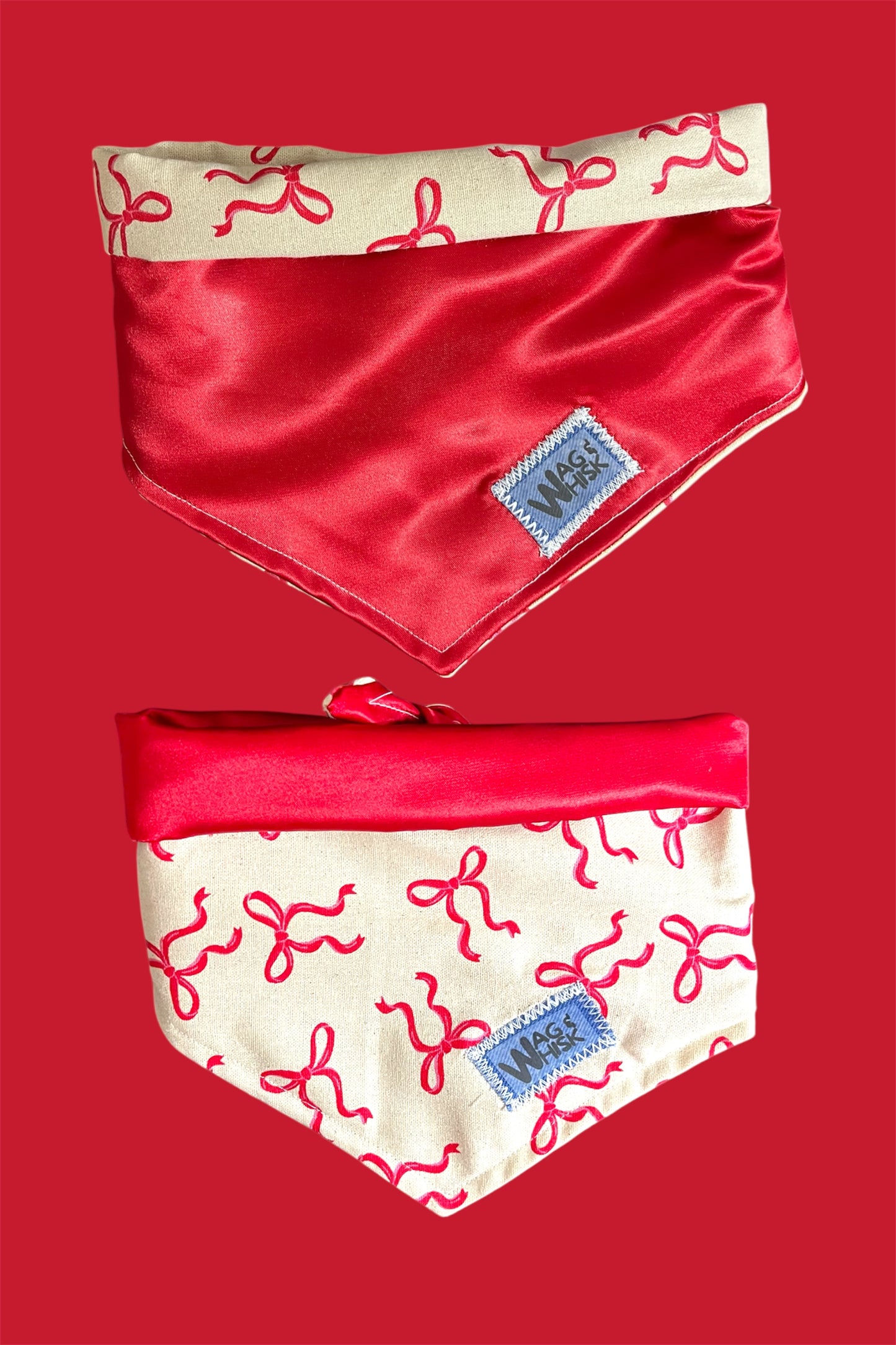 Christmas Tie-Up Reversible Bandana - Build Your Own