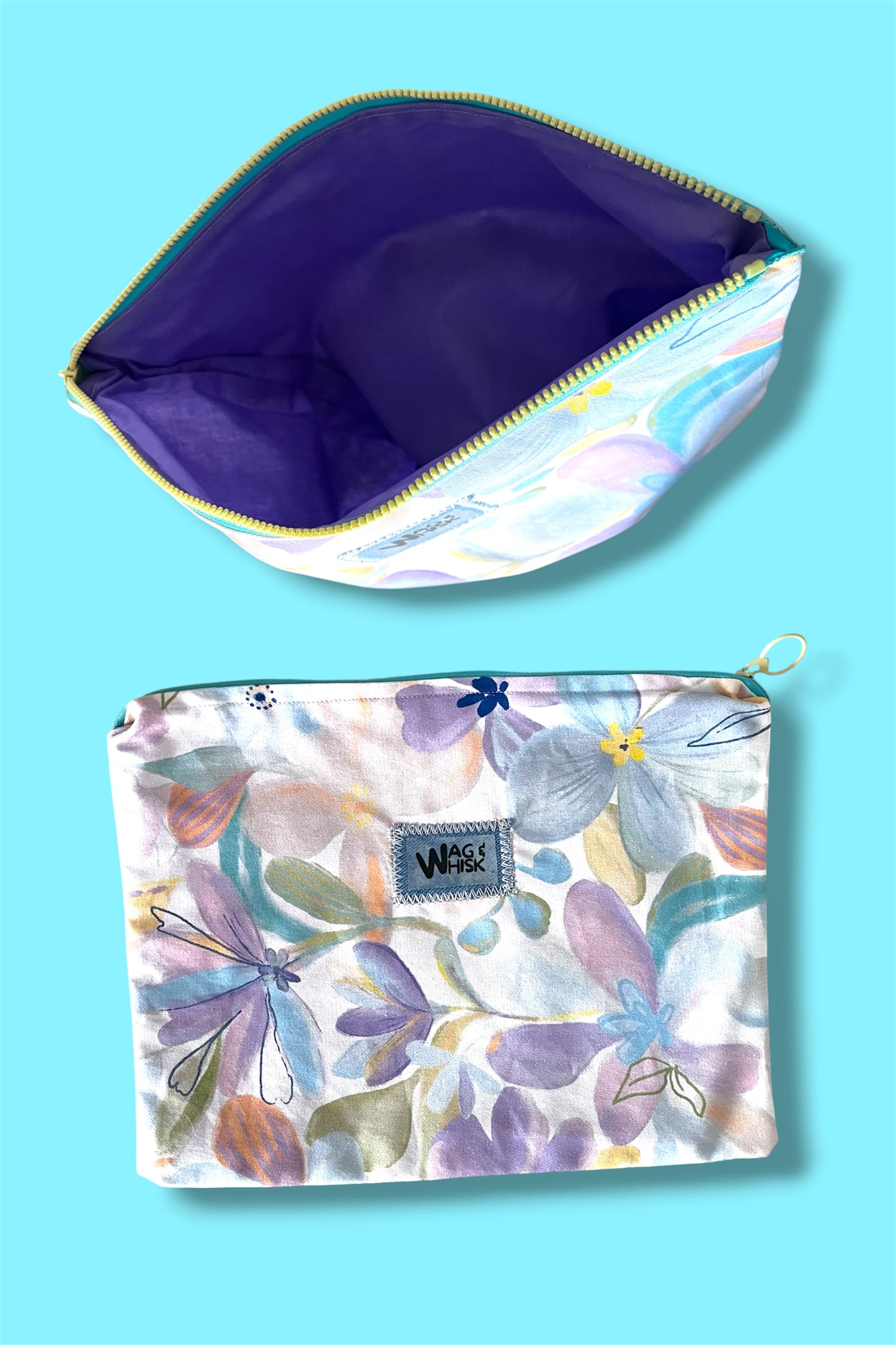 Our RUFF cut Zipper Pouches