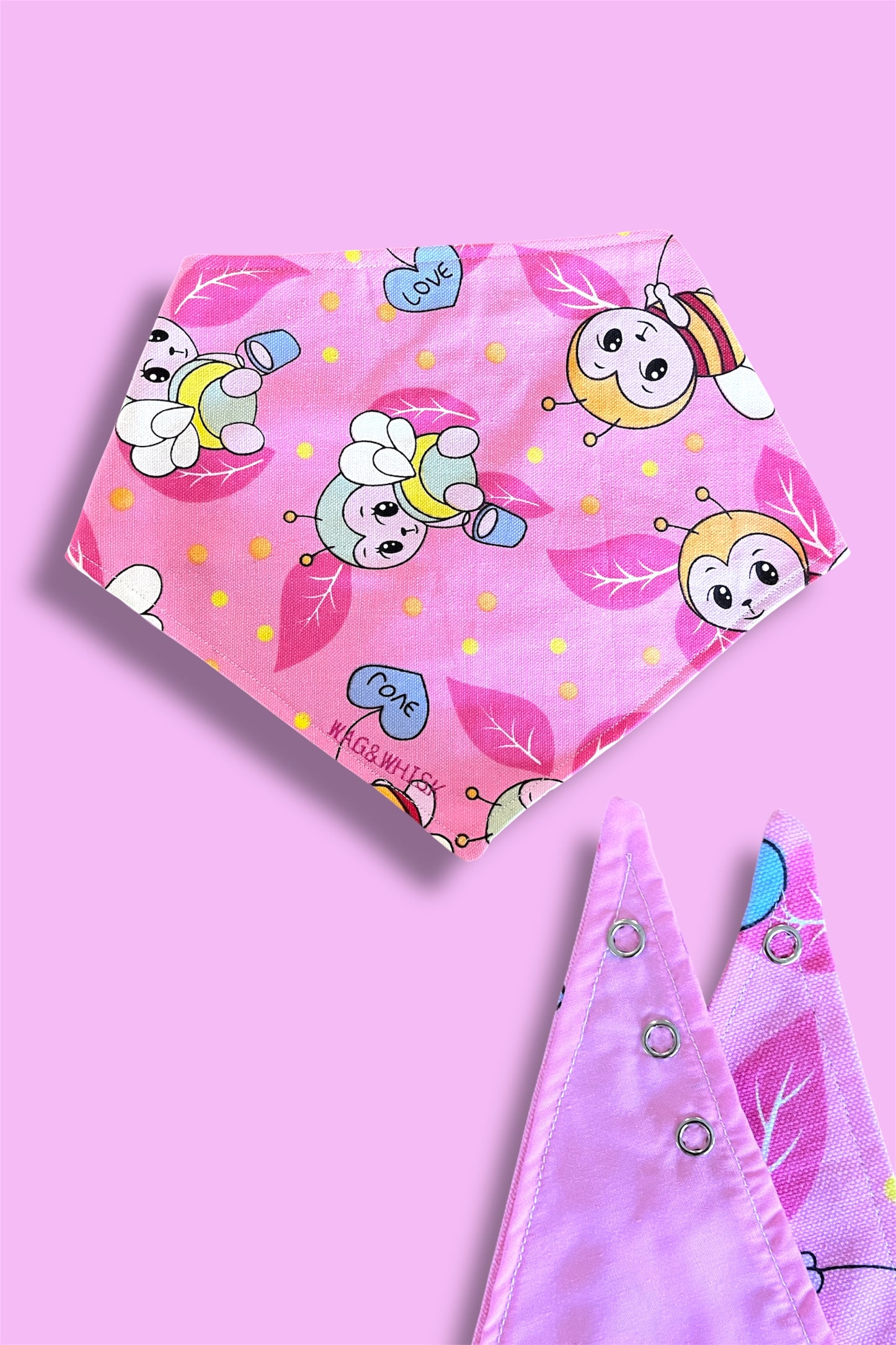 Our RUFF Cut 3-Snap Bandanas